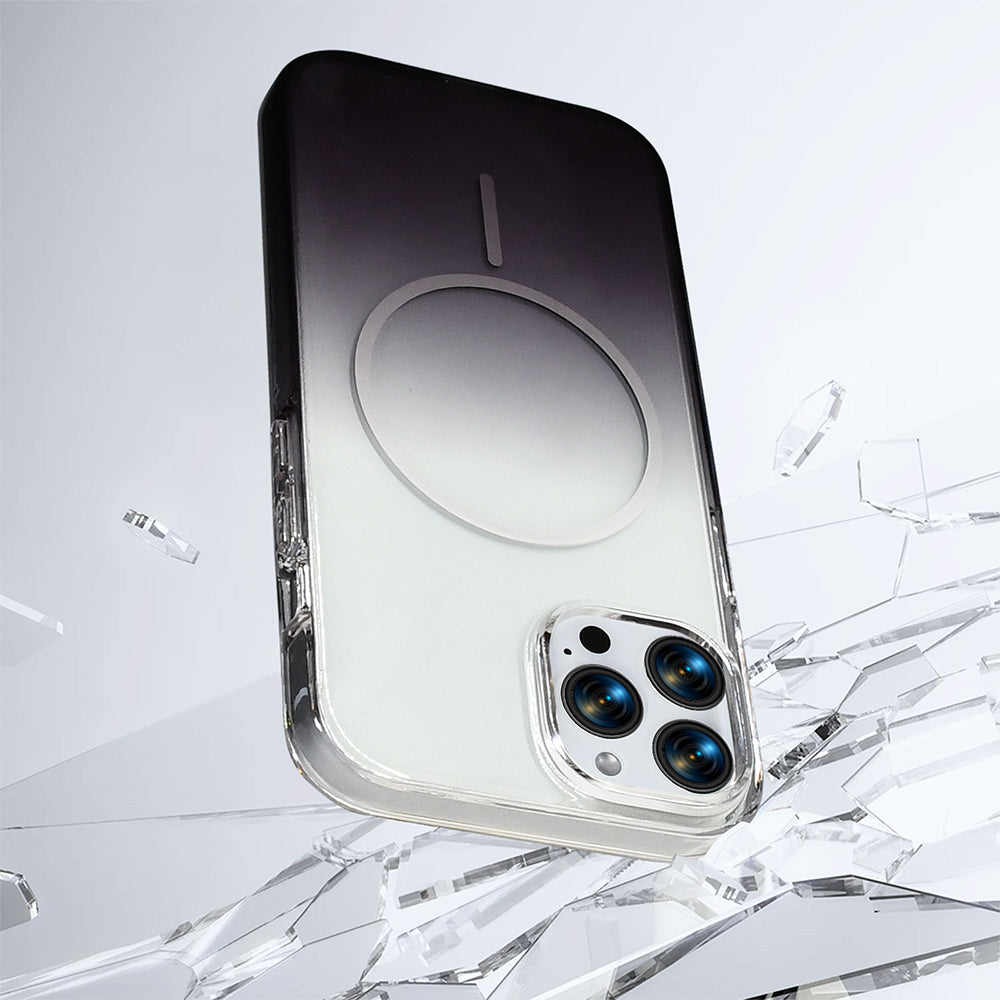 Apple iPhone 14 Pro Max Kılıf M-Safe Şarj Özellikli Zore Septik Silikon Kapak Pembe