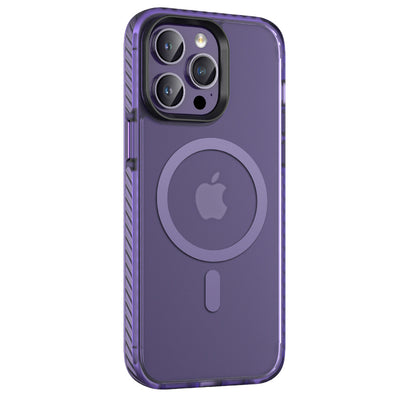 Apple iPhone 14 Pro Max Kılıf Mat Arka Yüzey Wireless Şarj Özellikli Zore Locik Kapak Siyah