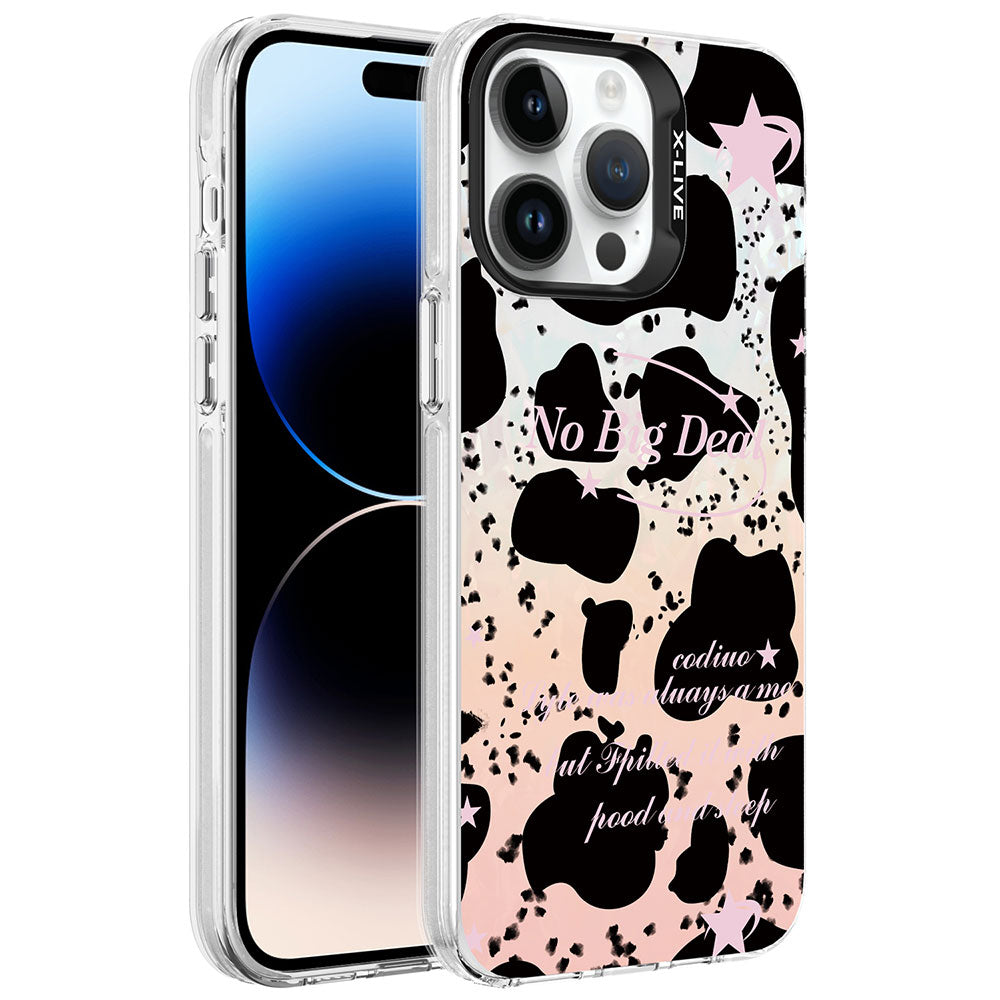 Apple iPhone 14 Pro Max Kılıf Mermer Desenli Zore Marbello Kapak Mor