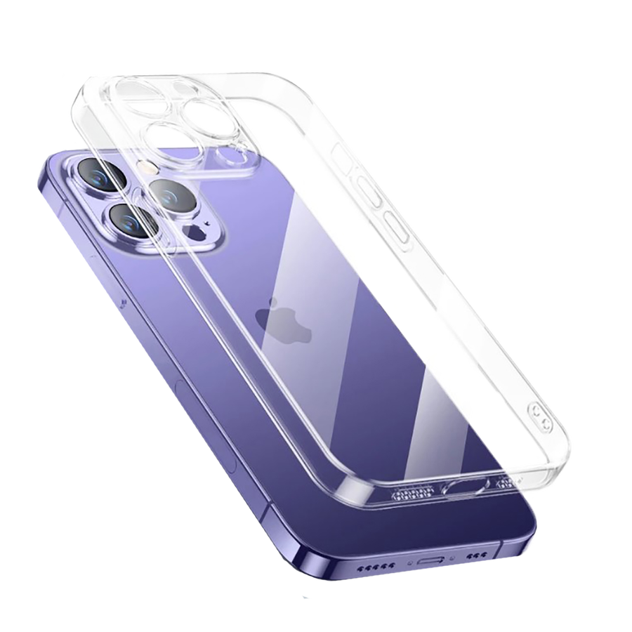 Apple iPhone 14 Pro Max Kılıf Şeffaf Sert PC Zore Vayt Kapak Renksiz