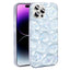 Apple iPhone 14 Pro Max Kılıf Simli 3D Desenli Zore Hacar Kapak Pembe-Mor