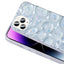 Apple iPhone 14 Pro Max Kılıf Simli 3D Desenli Zore Hacar Kapak Pembe-Mor