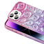 Apple iPhone 14 Pro Max Kılıf Simli 3D Desenli Zore Hacar Kapak Pembe-Mor