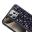 Apple iPhone 14 Pro Max Kılıf Taşlı ve Simli Tasarım Zore Azra Kapak Pembe