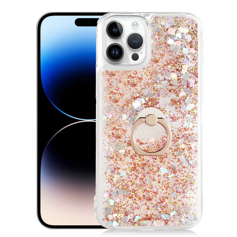 Apple iPhone 14 Pro Max Kılıf Zore Milce Kapak Gold