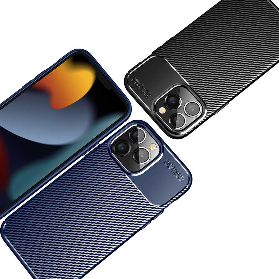 Apple iPhone 14 Pro Max Kılıf Zore Negro Silikon Kapak Siyah