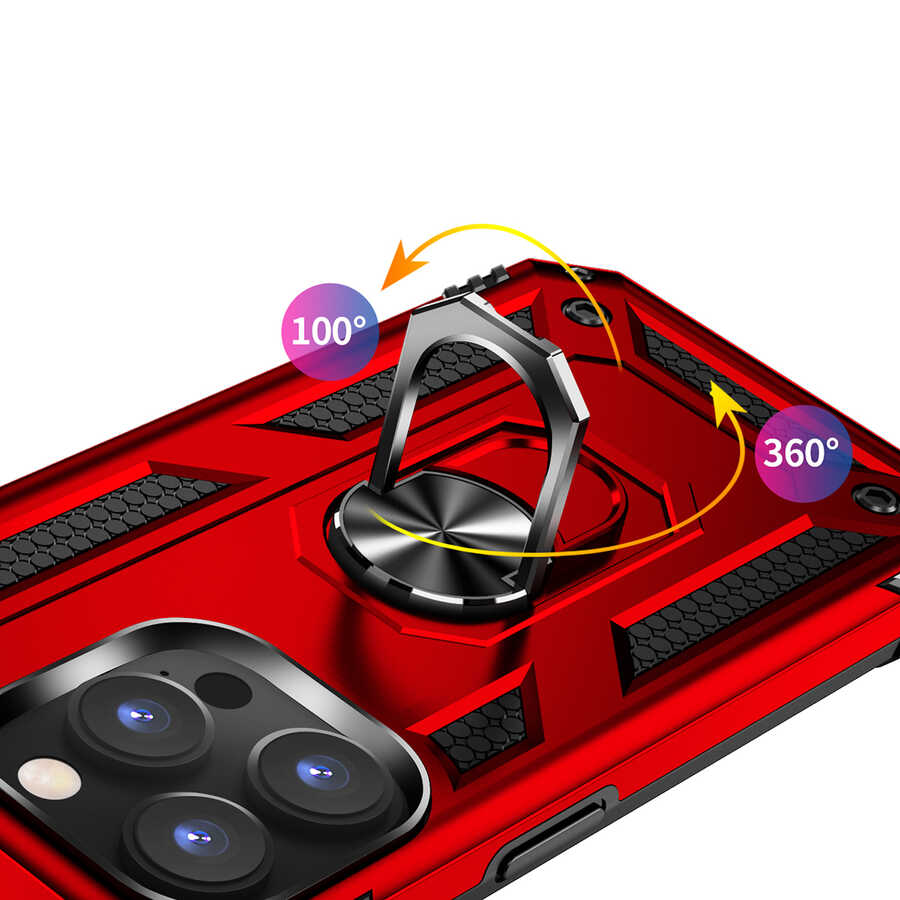 Apple iPhone 14 Pro Max Kılıf Zore Vega Kapak Mavi