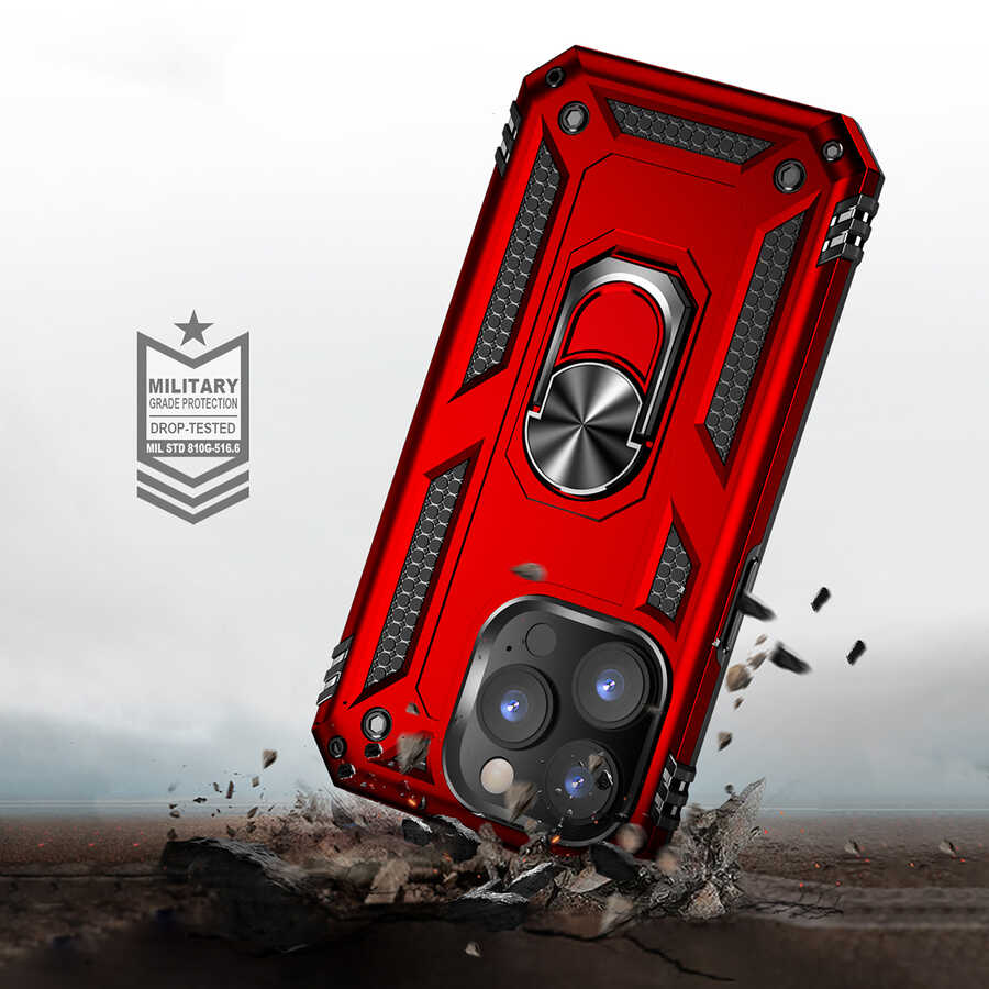 Apple iPhone 14 Pro Max Kılıf Zore Vega Kapak Gri