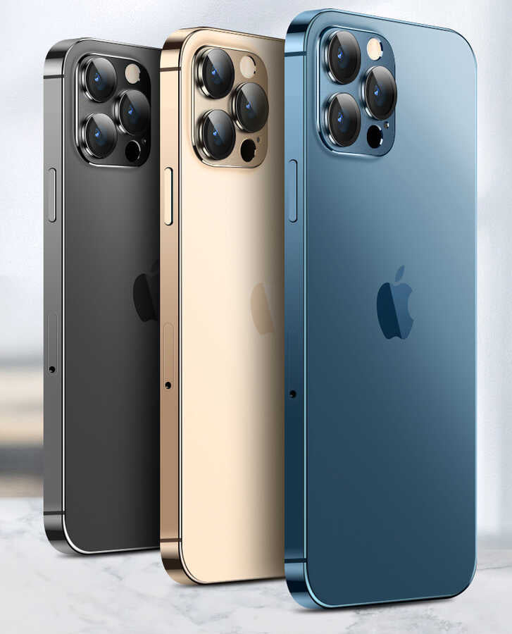 Apple iPhone 14 Pro Max Zore CL-03 Kamera Lens Koruyucu Siyah