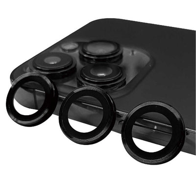 Apple iPhone 14 Pro Max Zore CL-07 Kamera Lens Koruyucu Siyah