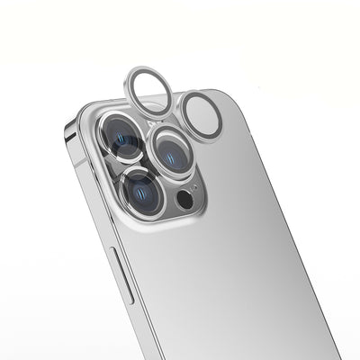 Apple iPhone 14 Pro Max Zore Mikro Kamera Lens Koruyucu Derin Mor