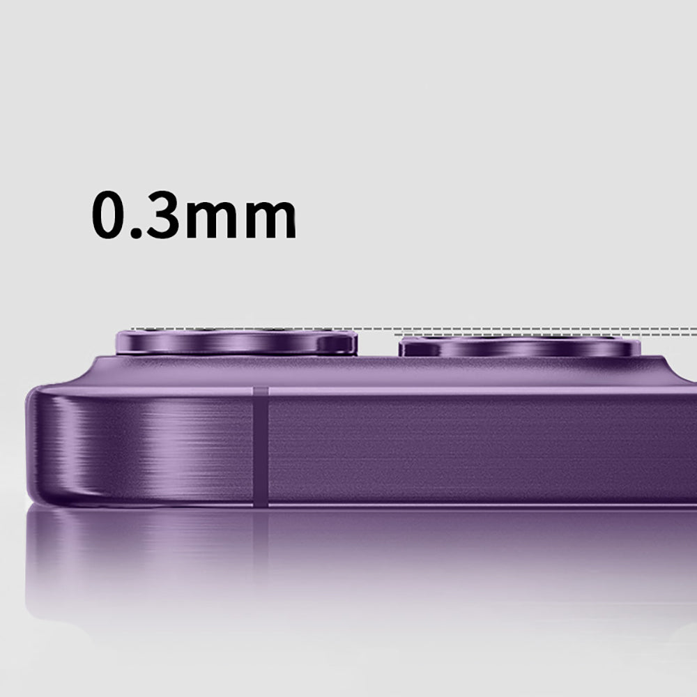Apple iPhone 14 Pro Max Zore Mikro Kamera Lens Koruyucu Derin Mor