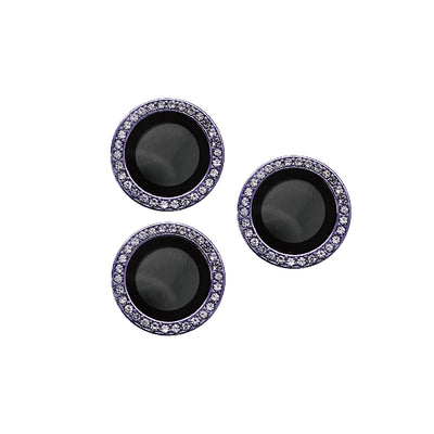 Apple iPhone 14 Pro Zore CL-06 Kamera Lens Koruyucu Derin Mor