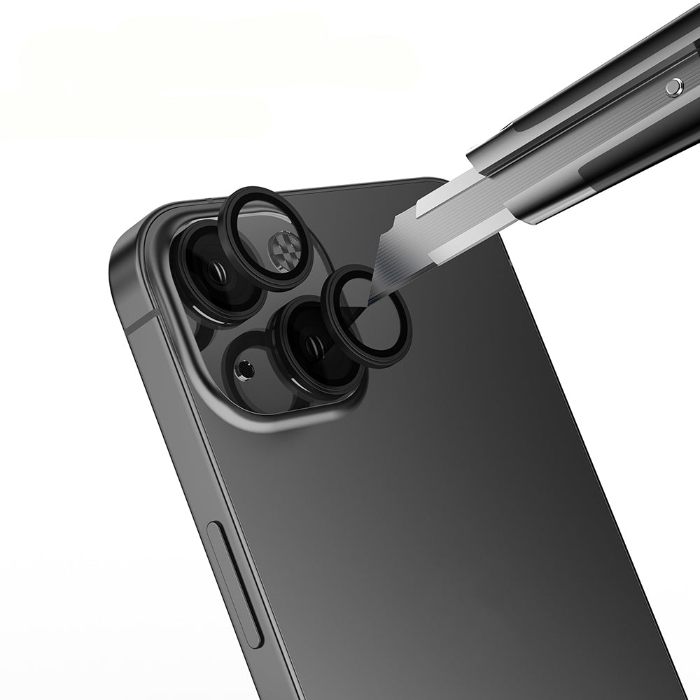 Apple iPhone 14 Zore Mikro Kamera Lens Koruyucu Gold
