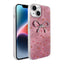 Apple iPhone 15 Kılıf Kamera Korumalı Figürlü Zore Ponti Silikon Kapak Açık Pembe