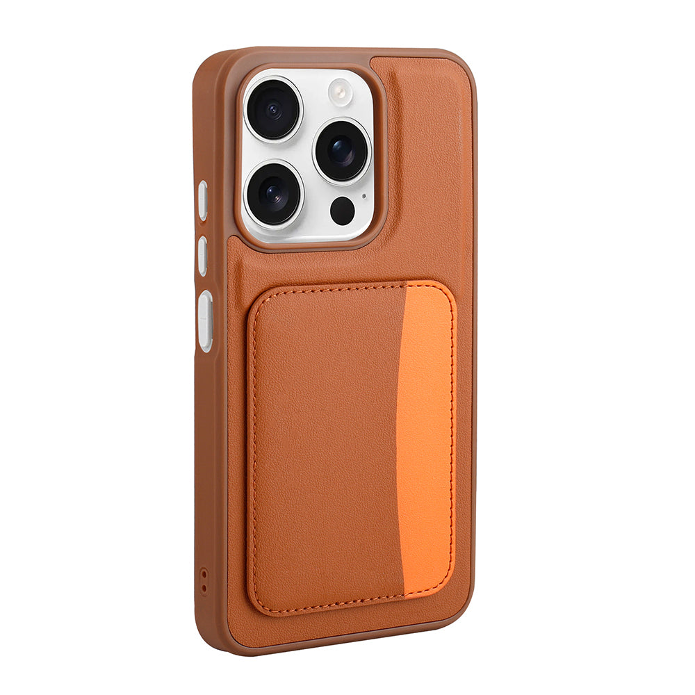 Apple iPhone 15 Kılıf Kartlıklı Zore X-Kart Silikon Kapak Siyah