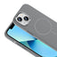 Apple iPhone 15 Kılıf M-Safe Şarj Özellikli Metal Kamera Çerçeveli Zore Edi Silikon Kapak Turuncu