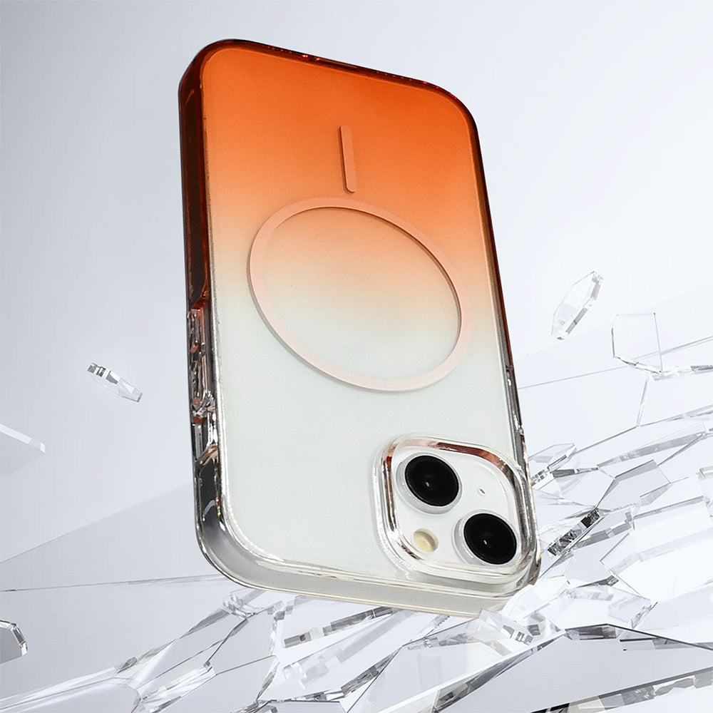 Apple iPhone 15 Kılıf M-Safe Şarj Özellikli Zore Septik Silikon Kapak Mor