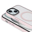 Apple iPhone 15 Kılıf Mat Arka Yüzey Wireless Şarj Özellikli Zore Flet M-safe Kapak Pembe
