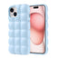 Apple iPhone 15 Kılıf Parlak Esnek Silikon Zore Dom Dom Kapak Pembe