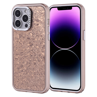 Apple iPhone 15 Kılıf Taşlı Tasarımlı Zore Kapi Kapak Pembe
