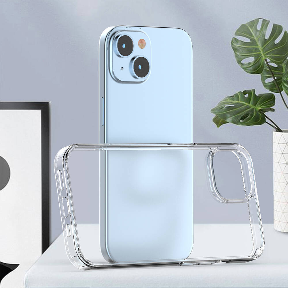 Apple iPhone 15 Kılıf Zore Coss Kapak Renksiz