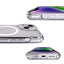 Apple iPhone 15 Kılıf Zore M-safe Şarj Özellikli T-Max M-safe Kapak Renksiz