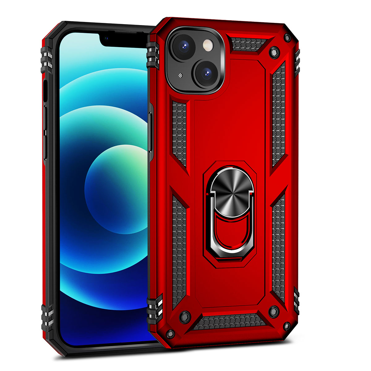 Apple iPhone 15 Kılıf Zore Vega Kapak Kırmızı