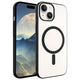 Apple iPhone 15 Kılıf Zore Wireless Şarj Özellikli Pixel M-safe Kapak Siyah