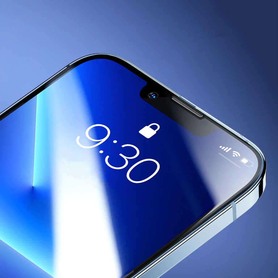 Apple iPhone 15 Plus Davin 5D Cam Ekran Koruyucu Siyah