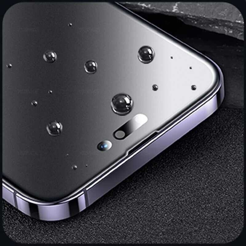 Apple iPhone 15 Plus Davin Mat Seramik Ekran Koruyucu Siyah