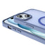 Apple iPhone 15 Plus Kılıf M-safe Şarj Özellikli Mat Arka Yüzey Zore Sio Kapak Lila