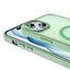 Apple iPhone 15 Plus Kılıf M-safe Şarj Özellikli Mat Arka Yüzey Zore Sio Kapak Gri
