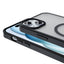 Apple iPhone 15 Plus Kılıf M-safe Şarj Özellikli Mat Arka Yüzey Zore Sio Kapak Kahverengi