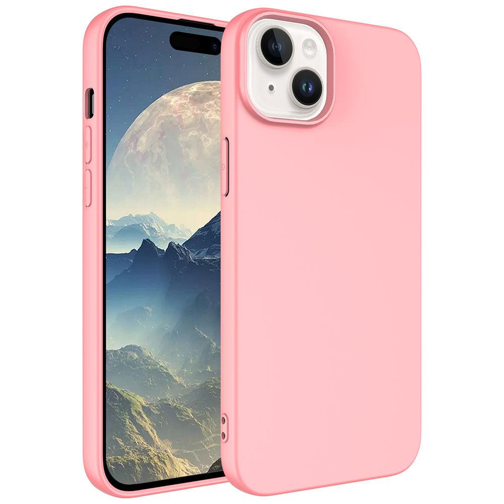 Apple iPhone 15 Plus Kılıf Zore LSR Lansman Kapak Titanyum