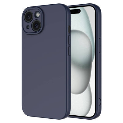 Apple iPhone 15 Plus Kılıf Zore Mara Lansman Kapak Lacivert