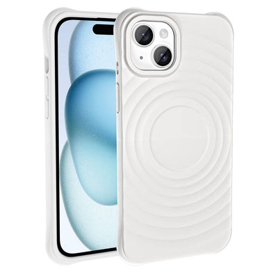 Apple iPhone 15 Plus M-safe Şarj Özellikli Airbagli Mat Görünümlü Zore Hepi Kapak Siyah