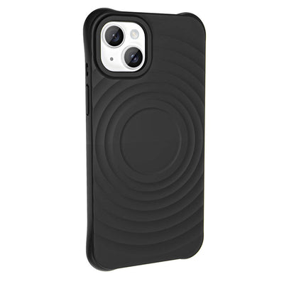 Apple iPhone 15 Plus M-safe Şarj Özellikli Airbagli Mat Görünümlü Zore Hepi Kapak Siyah