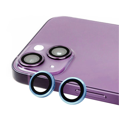 Apple iPhone 15 Plus Zore CL-07 Kamera Lens Koruyucu Mavi