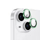 Apple iPhone 15 Plus Zore CL-12 Premium Safir Parmak İzi Bırakmayan Anti-Reflective Kamera Lens Koruyucu Yeşil