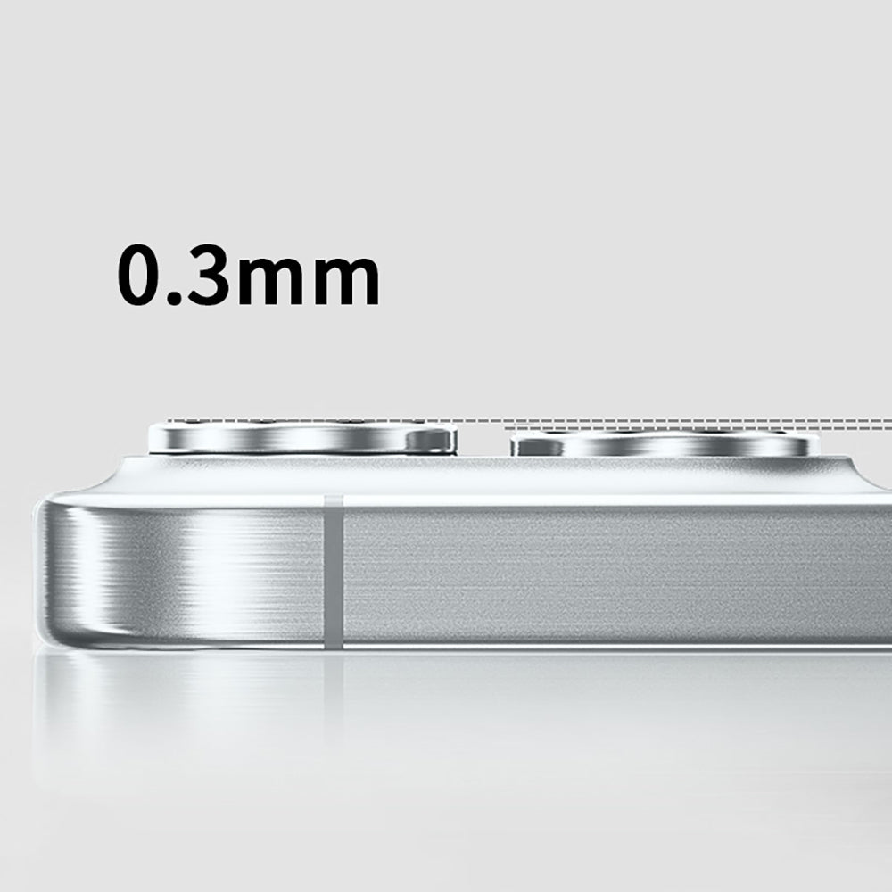 Apple iPhone 15 Plus Zore Mikro Kamera Lens Koruyucu Gümüş
