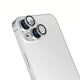 Apple iPhone 15 Plus Zore Mikro Kamera Lens Koruyucu Gümüş