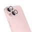 Apple iPhone 15 Plus Zore Safir CL-15 Parmak İzi Bırakmayan Anti-Reflective Kamera Lens Koruyucu Pembe
