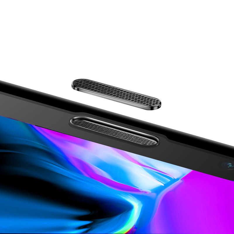 Apple iPhone 15 Pro Ahize Toz Önleyici Zore Anti-Dust Temperli Ekran Koruyucu Siyah