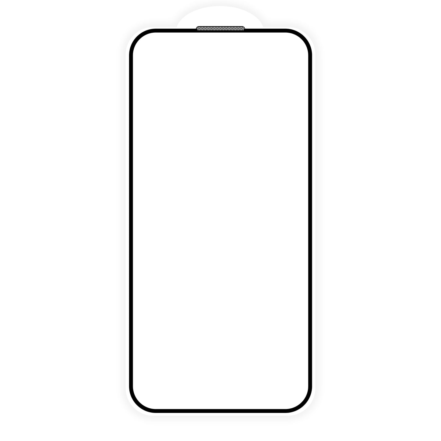 Apple iPhone 15 Pro Ahize Toz Önleyici Zore Anti-Dust Temperli Ekran Koruyucu Siyah