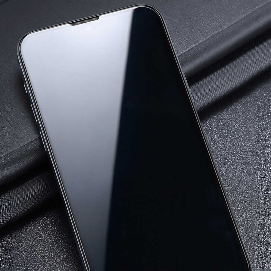 Apple iPhone 15 Pro Davin 5D Cam Ekran Koruyucu Siyah