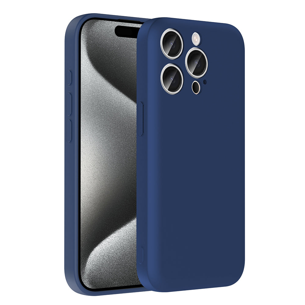 Apple iPhone 15 Pro Kılıf Kamera Korumalı Kartlık Hazneli Zore Vitra Kapak Pembe