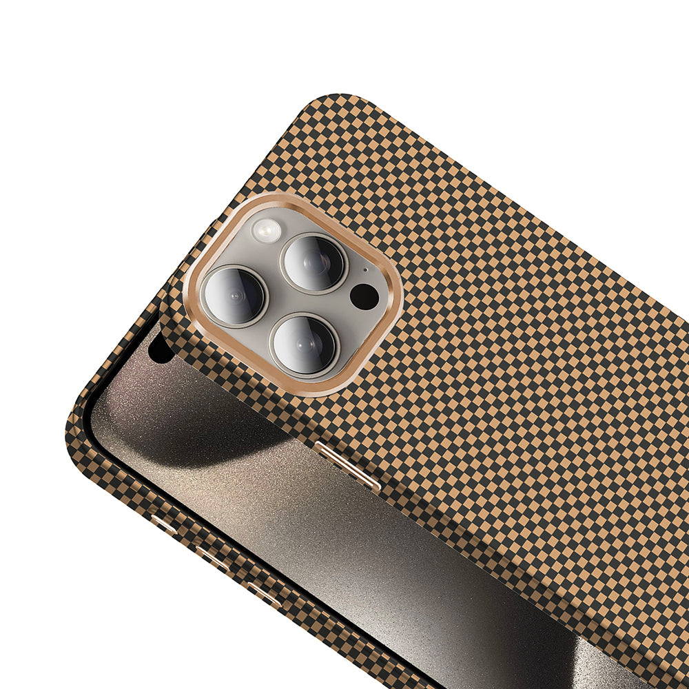 Apple iPhone 15 Pro Kılıf M-safe Şarj Özellikli Karbon Fiber Görünümlü Zore Gros Kapak Lacivert