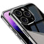 Apple iPhone 15 Pro Kılıf Ultra İnce Kamera Korumalı PC + Deri Arka Yüzey Zore X-Pro Kapak Siyah