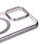 Apple iPhone 15 Pro Kılıf Wireless Şarj Özellikli Sert PC Zore Mat Riksos M-safe Kapak Gümüş